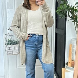 Vintage August‎ Max Silk Blend Lightweight Cardigan. Size 4